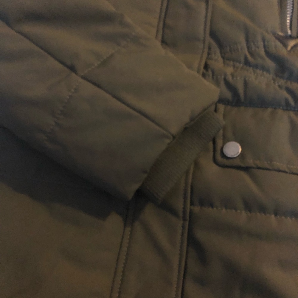 NWT Lucky Brand army green winter parka jacket - Picture 4 of 8